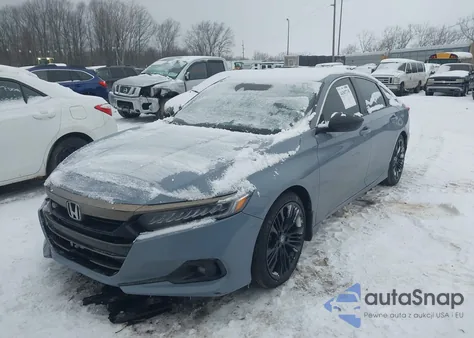2022 Honda Accord Sport z USA, uszkodzony, nr VIN 1HGCV1F36NA054640